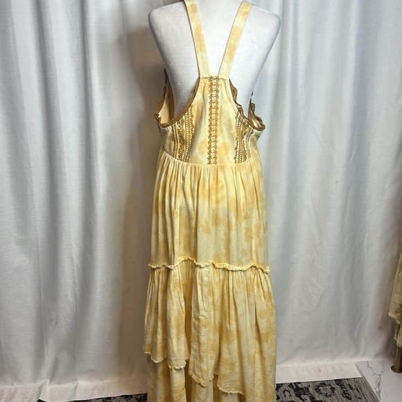 Free People Bali Devon Skirtall in Gold NWOT - Picture 6 of 10